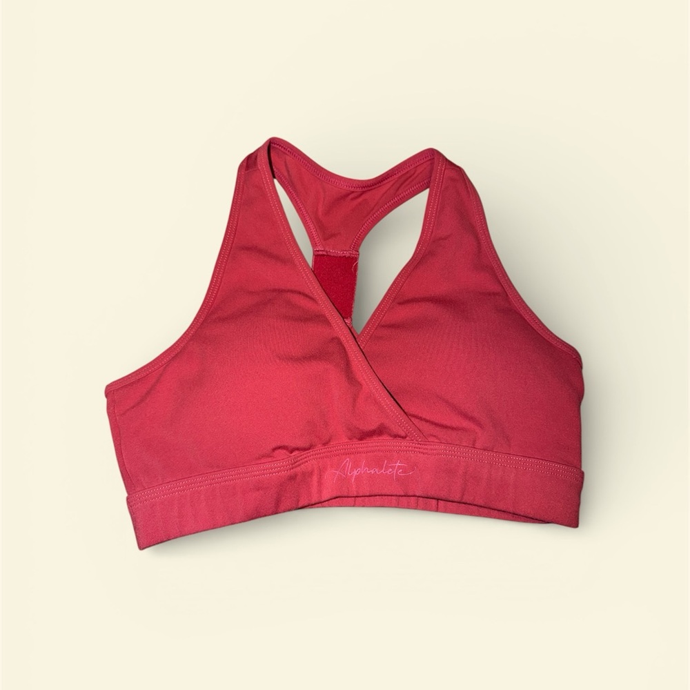 Alphalete pink Sports Bra